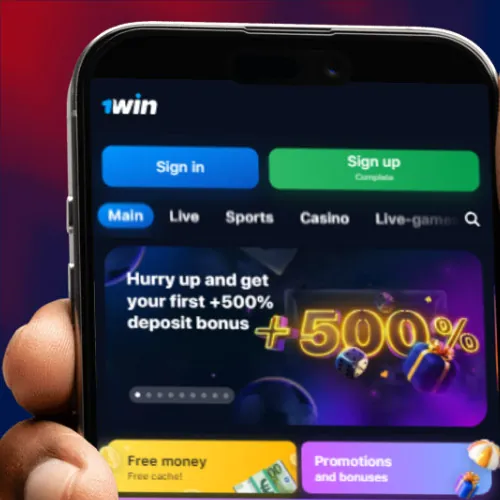 Launch the 1Win app