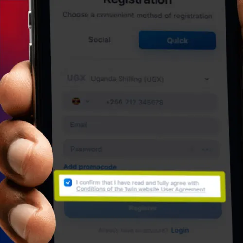 Agree to the terms and conditions