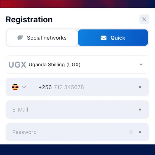 Fill out the registration form